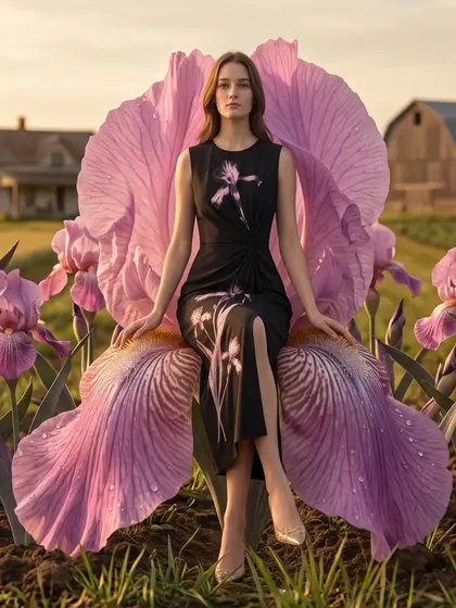 Surreal · Giant Iris Throne